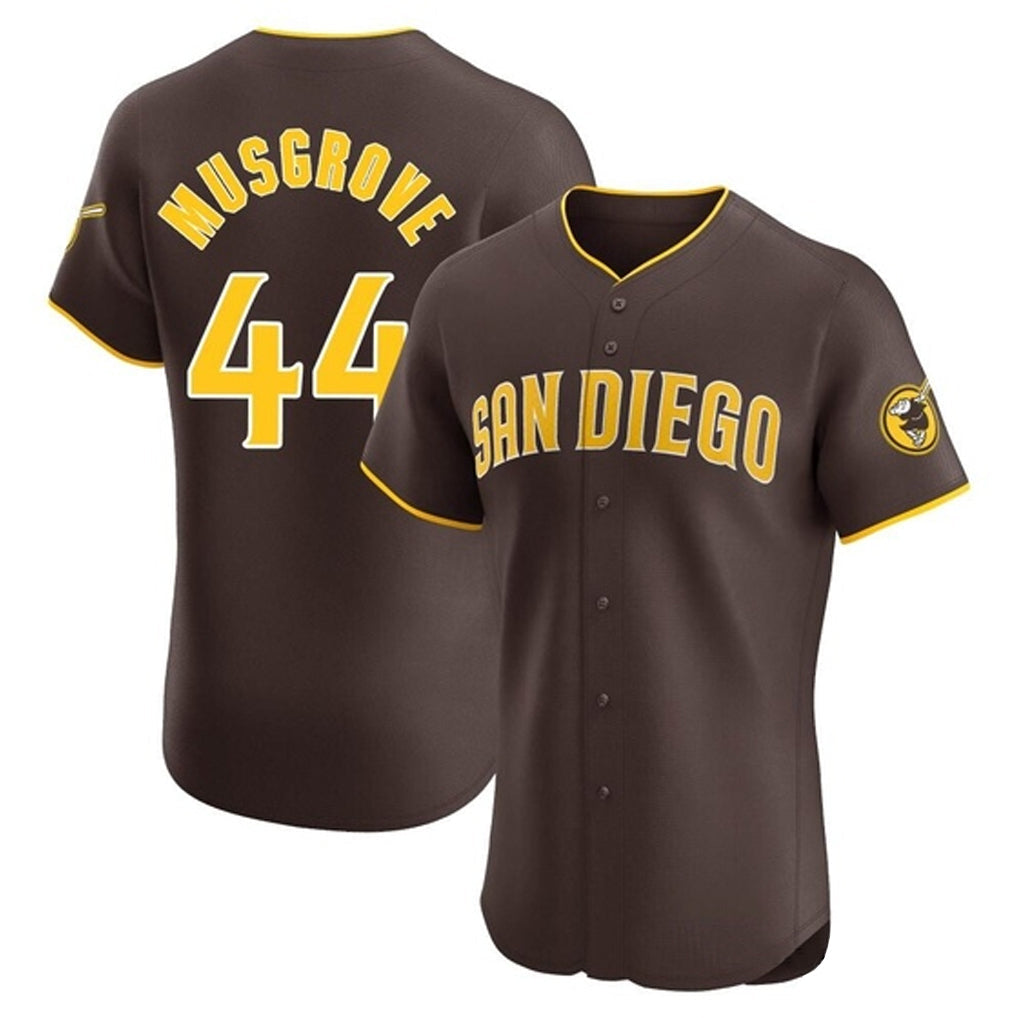 Odoa S.Diego Padres #44 Joe Musgrove Player Brown Home Limited Elite Stitched Jerseys