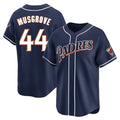 Odoa S.Diego Padres #44 Joe Musgrove Player Navy Cooperstown Collection Limited Home Stitched Jerseys