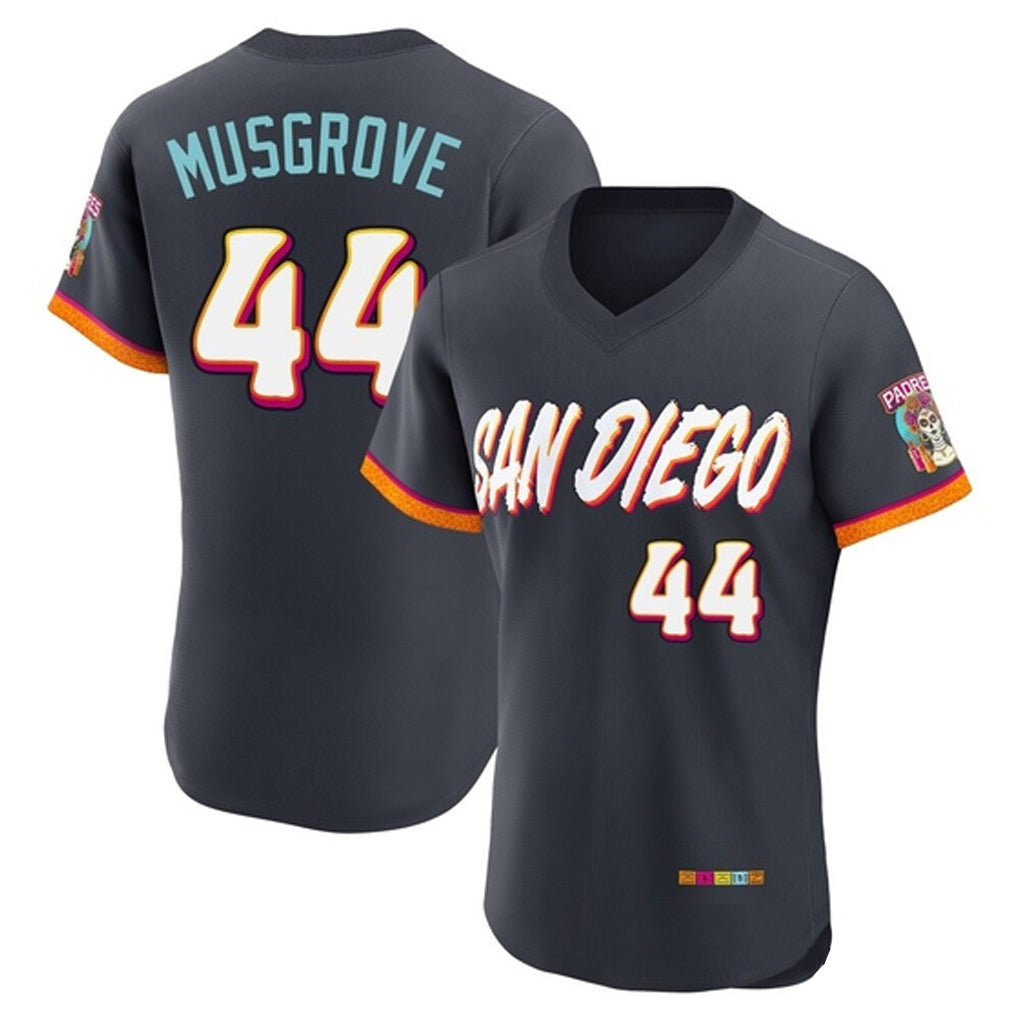 Odoa S.Diego Padres #44 Joe Musgrove Player Obsidian 2026 City Connect Home Limited Elite T-shirt Stitched Jerseys