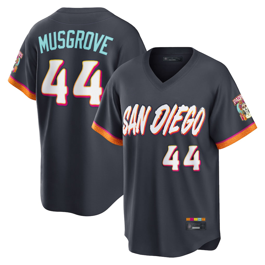 Odoa S.Diego Padres #44 Joe Musgrove Player Obsidian 2026 City Connect Home Limited T-shirt Stitched Jerseys