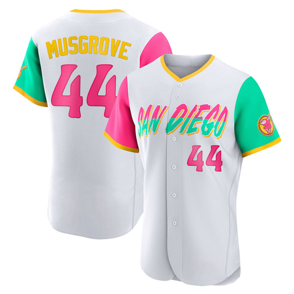 Odoa S.Diego Padres #44 Joe Musgrove Player White City Connect Home Limited Elite Stitched Jerseys