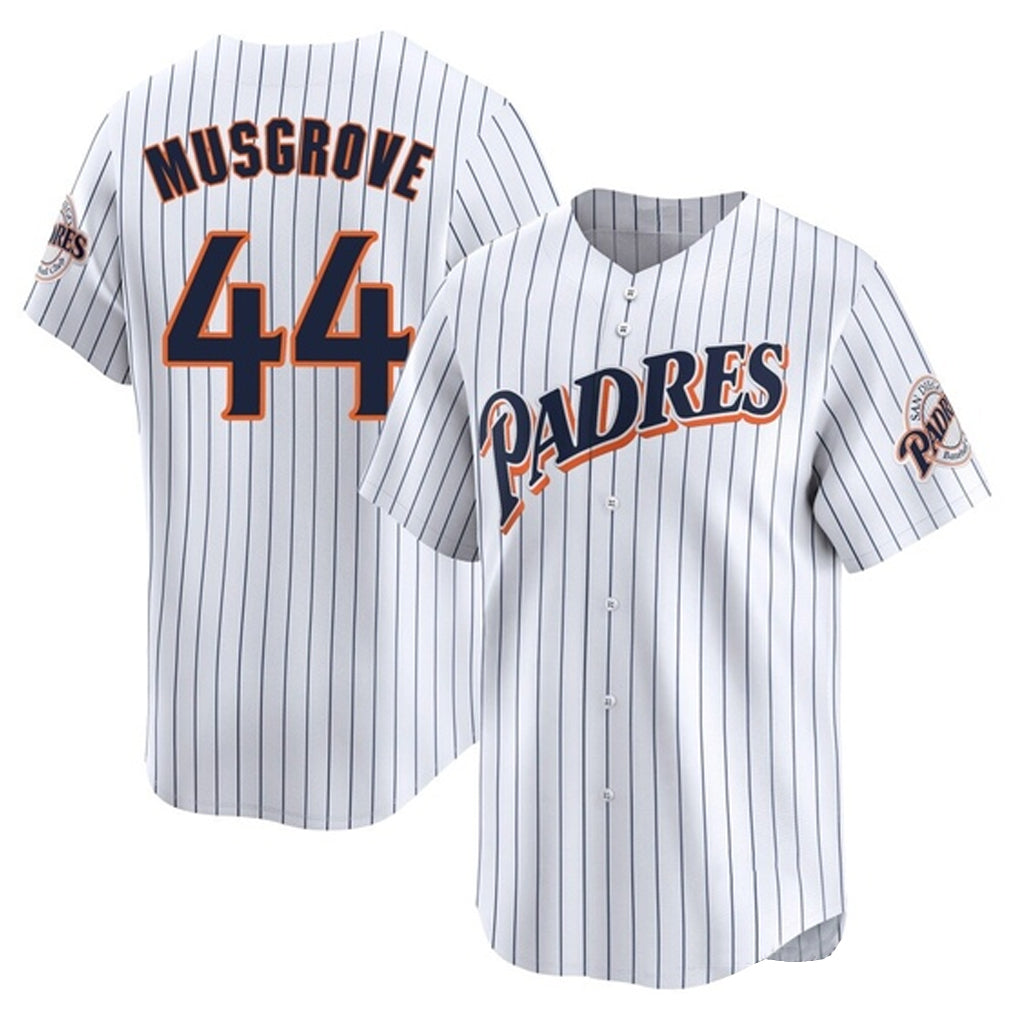 Odoa S.Diego Padres #44 Joe Musgrove Player White Cooperstown Collection Limited Home Stitched Jerseys
