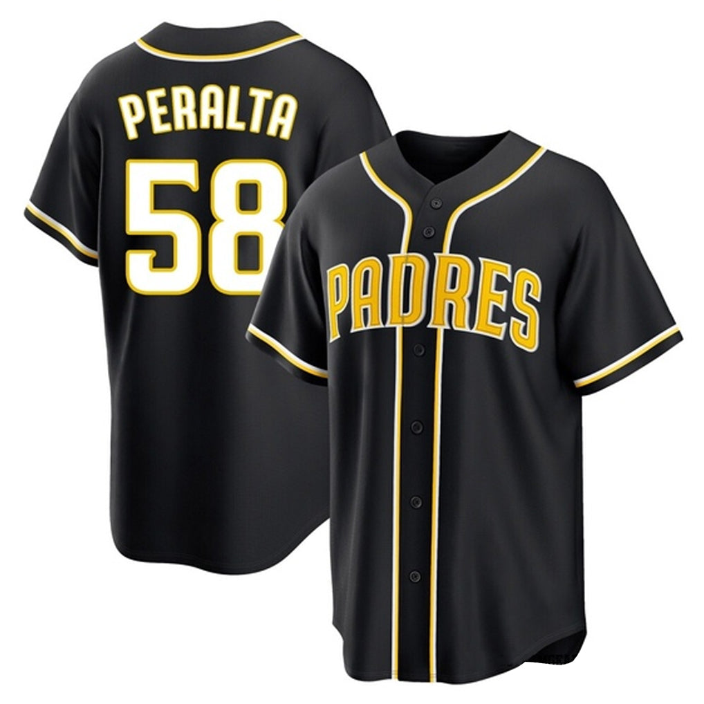 Odoa S.Diego Padres #58 Wandy Peralta Player Black 2026 Fashion Home Stitched Jerseys