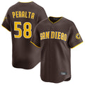 Odoa S.Diego Padres #58 Wandy Peralta Player Brown Home Limited Stitched Jerseys