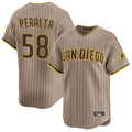Odoa S.Diego Padres #58 Wandy Peralta Player Khaki Home Limited Stitched Jerseys