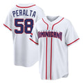 Odoa S.Diego Padres #58 Wandy Peralta Player White 2026 World Classic Home Limited Stitched Jerseys