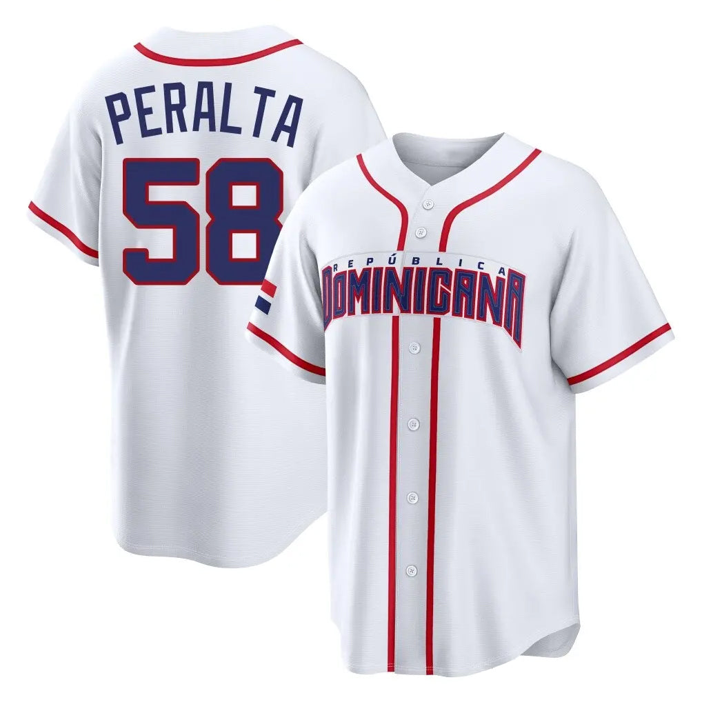 Odoa S.Diego Padres #58 Wandy Peralta Player White 2026 World Classic Home Limited Stitched Jerseys