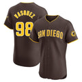 Odoa S.Diego Padres #98 Randy Vasquez Player Brown Home Limited Elite Stitched Jerseys