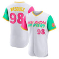 Odoa S.Diego Padres #98 Randy Vasquez Player White City Connect Home Limited Elite Stitched Jerseys