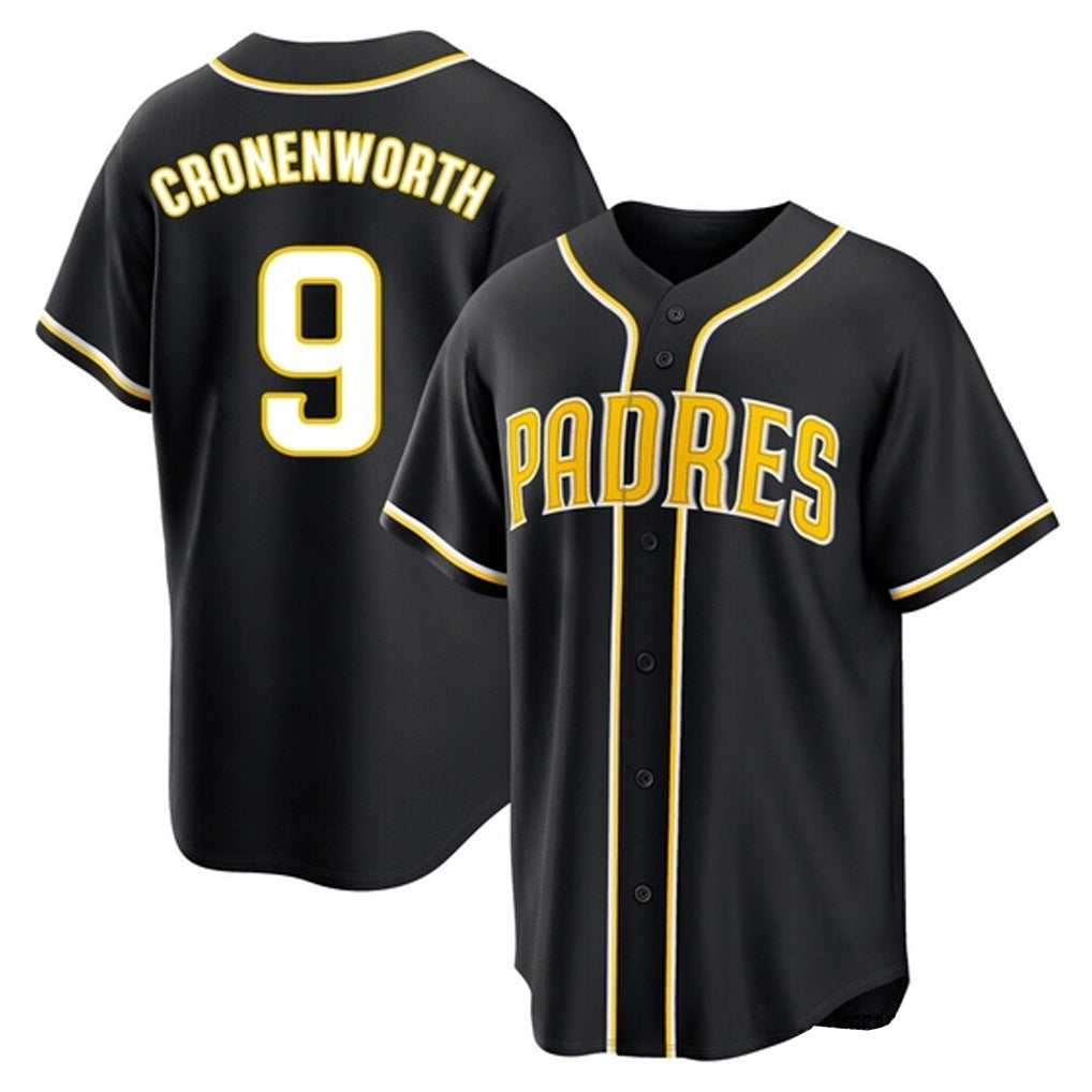 Odoa S.Diego Padres #9 Jake Cronenworth Player Black 2026 Fashion Home Stitched Jerseys