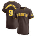 Odoa S.Diego Padres #9 Jake Cronenworth Player Brown Home Limited Elite Stitched Jerseys