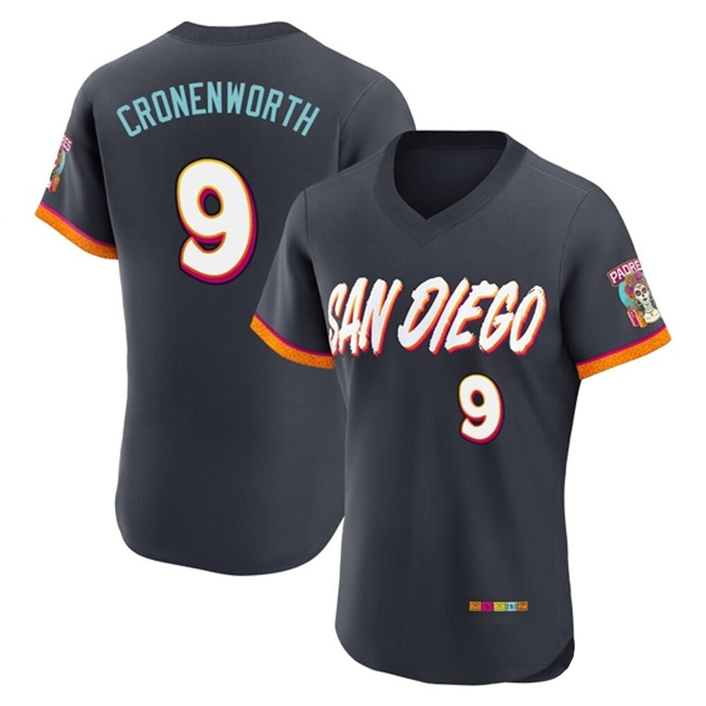 Odoa S.Diego Padres #9 Jake Cronenworth Player Obsidian 2026 City Connect Home Limited Elite T-shirt Stitched Jerseys