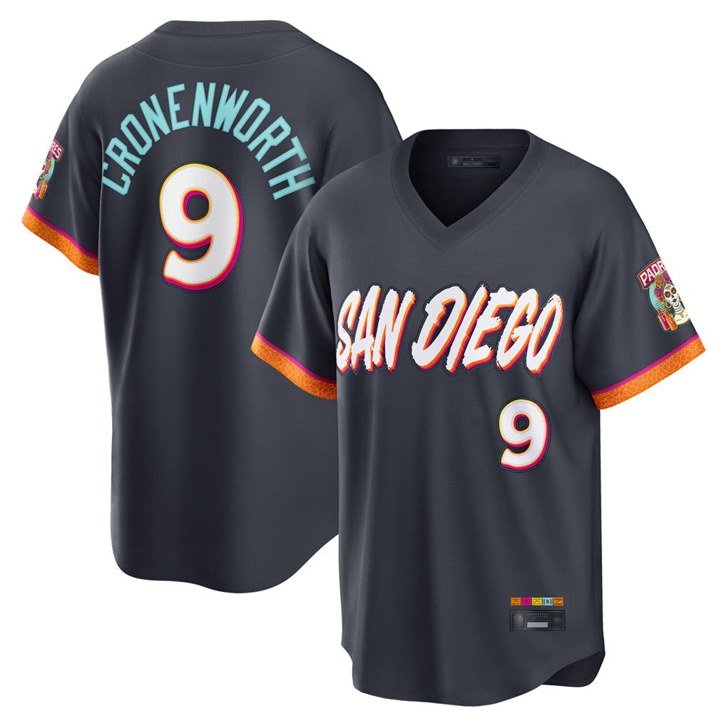 Odoa S.Diego Padres #9 Jake Cronenworth Player Obsidian 2026 City Connect Home Limited T-shirt Stitched Jerseys