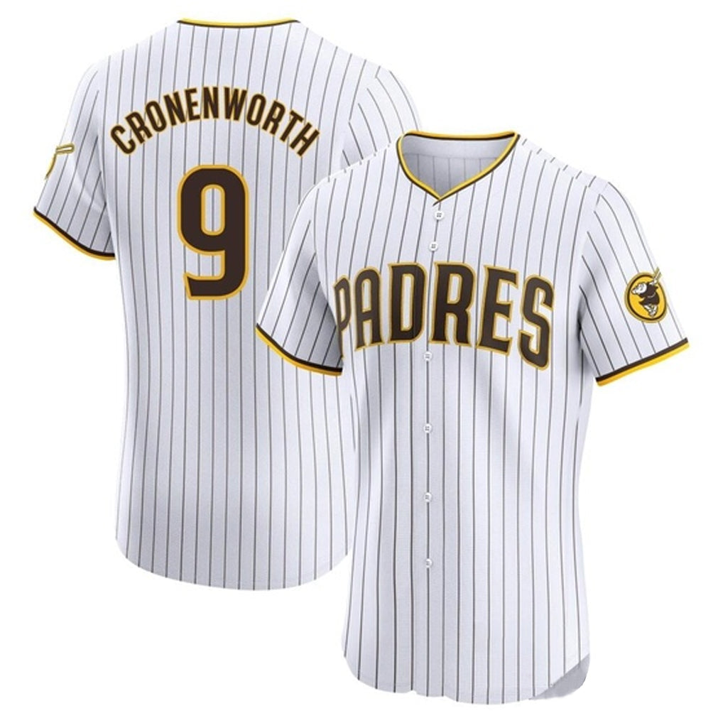 Odoa S.Diego Padres #9 Jake Cronenworth Player White Home Limited Elite Stitched Jerseys