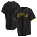 Odoa S.Diego Padres Blank Player Black Snake Skin City Home Game Stitched Jerseys