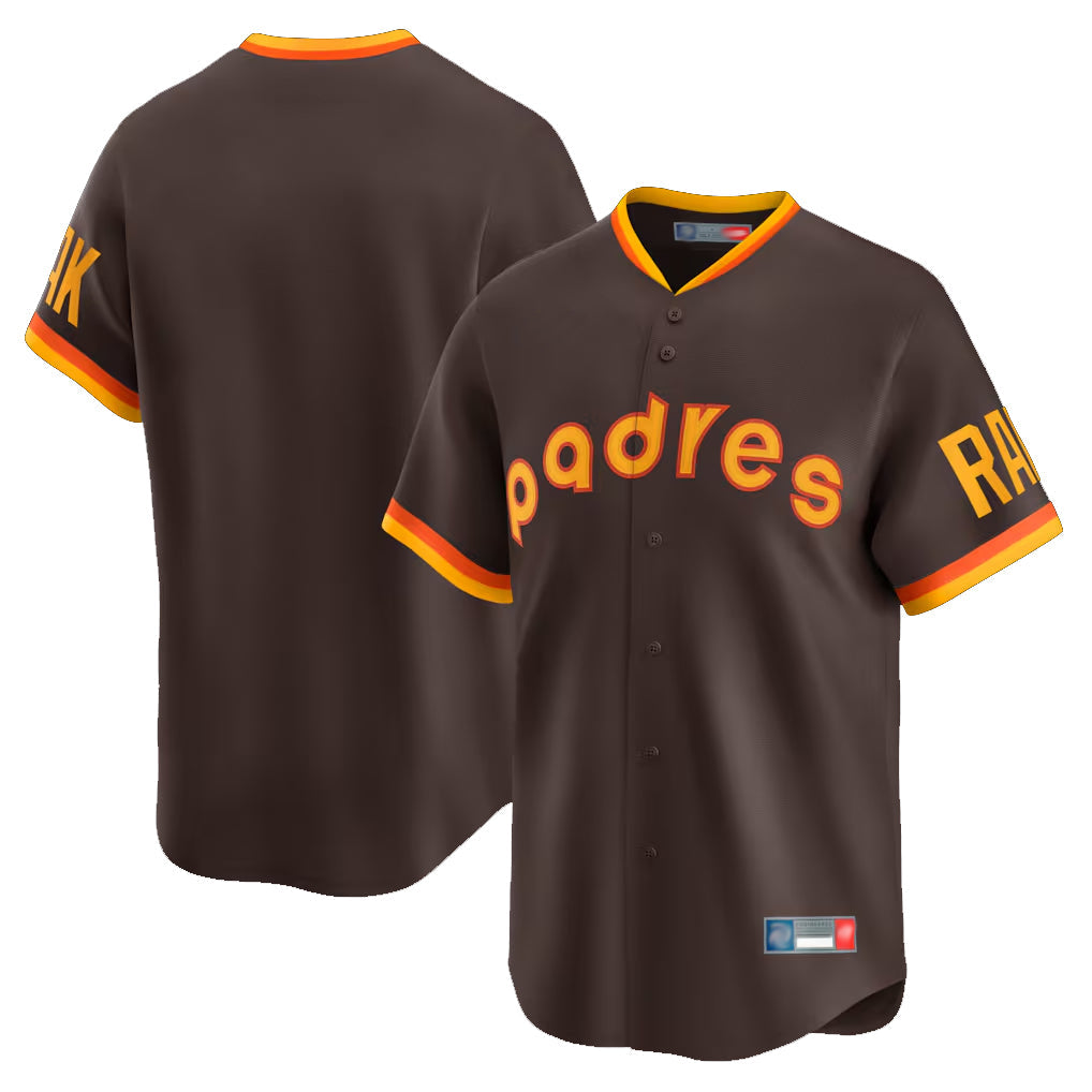 Odoa S.Diego Padres Blank Player Brown Home Cooperstown Collection Limited Stitched Jerseys