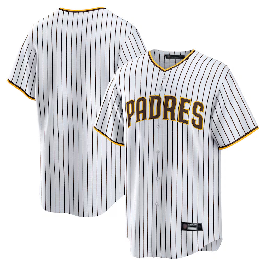 Odoa S.Diego Padres Blank Player White Home Game Stitched Jerseys