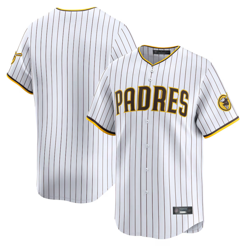 Odoa S.Diego Padres Blank Player White Home Limited Stitched Jerseys
