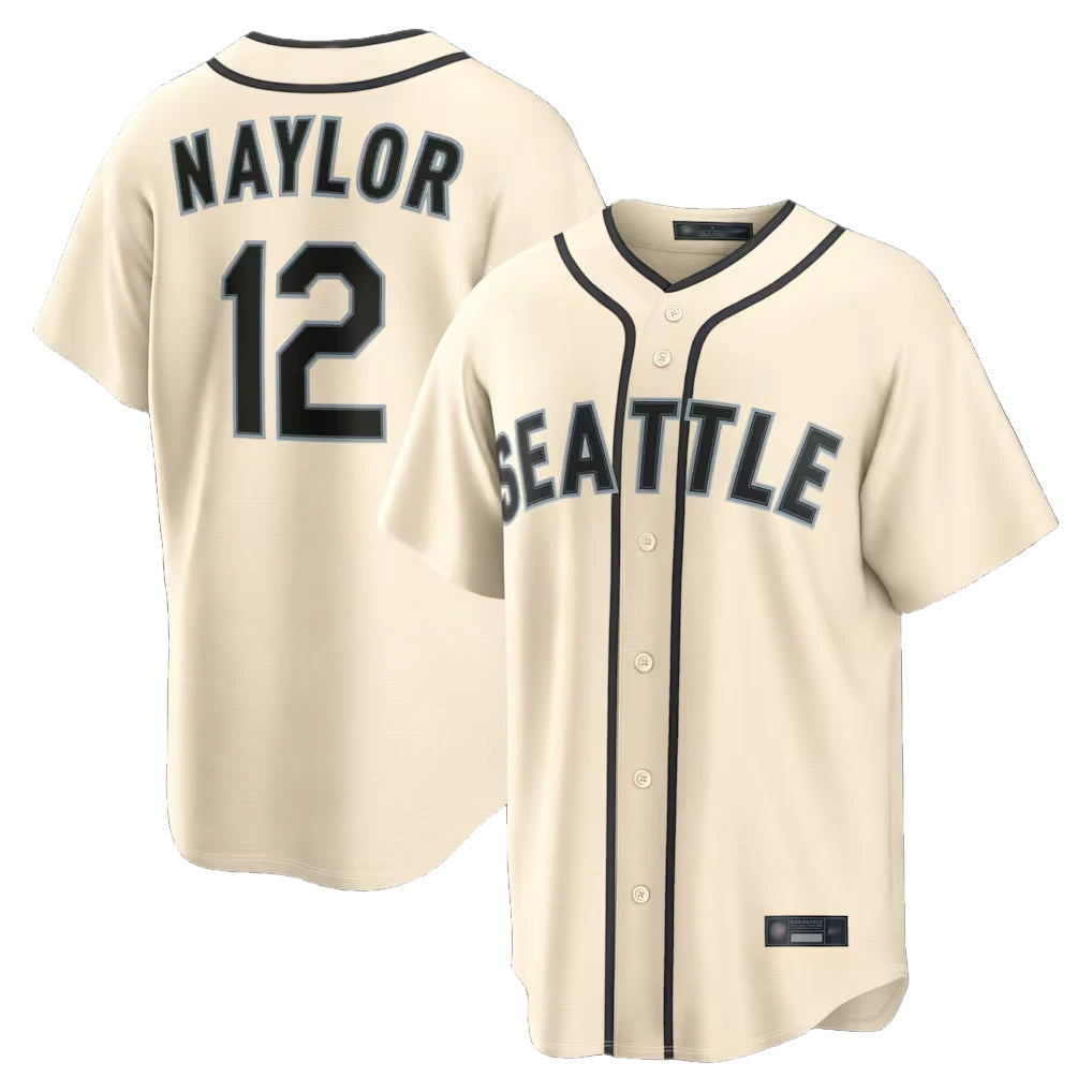 Odoa S.Mariners #12 Josh Naylor Player Cream 2026 Home Limited Stitched Jerseys