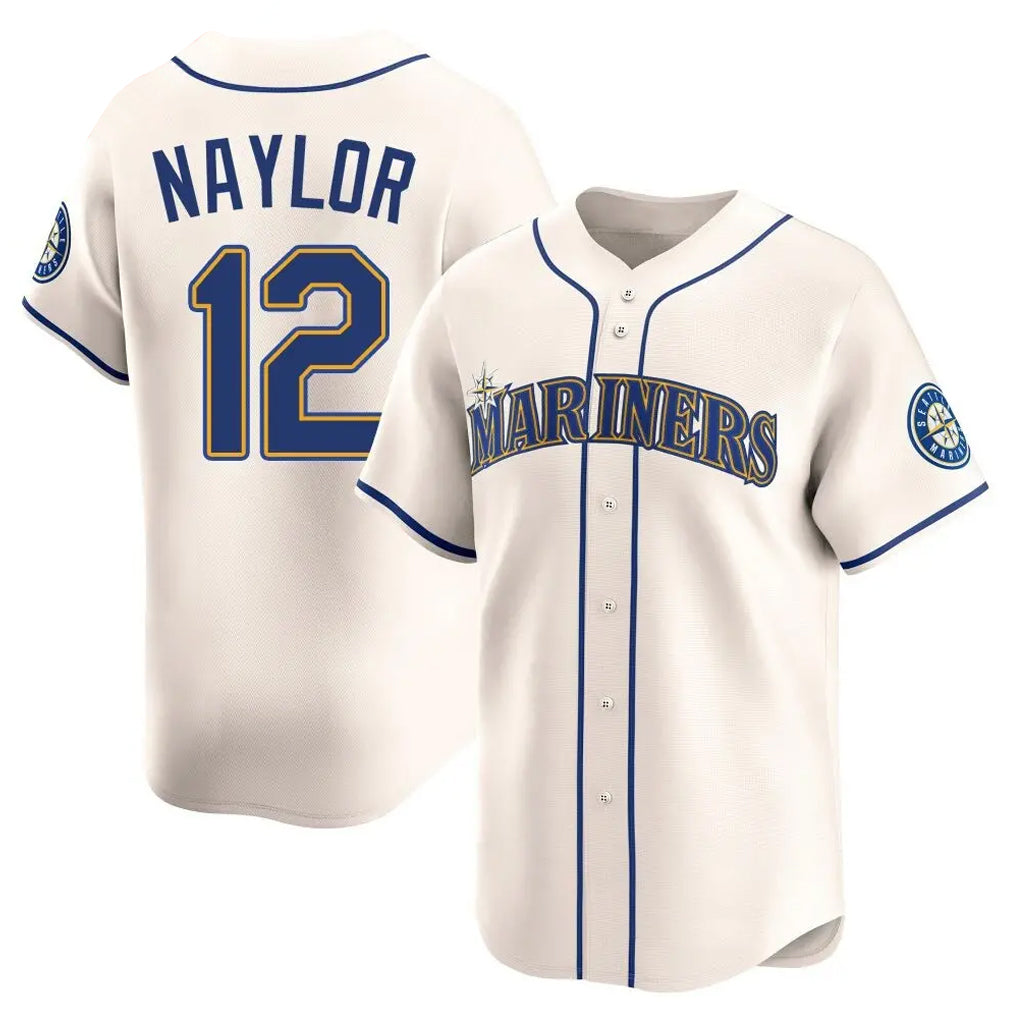 Odoa S.Mariners #12 Josh Naylor Player Cream Home Limited Stitched Jerseys
