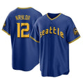 Odoa S.Mariners #12 Josh Naylor Player Royal City Connect Home Game Stitched Jerseys