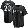 Odoa S.Mariners #20 Luke Raley Player Black Home Limited Stitched Jerseys
