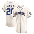 Odoa S.Mariners #20 Luke Raley Player Cream Home Limited Elite Stitched Jerseys