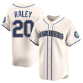 Odoa S.Mariners #20 Luke Raley Player Cream Home Limited Stitched Jerseys