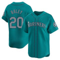 Odoa S.Mariners #20 Luke Raley Player Teal Home Limited Stitched Jerseys
