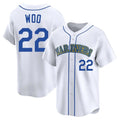 Odoa S.Mariners #22 Bryan Woo Player White Pitch Fashion Game Stitched Jerseys