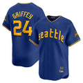 Odoa S.Mariners #24 Ken Griffey Jr Player Royal City Connect Home Limited Stitched Jerseys