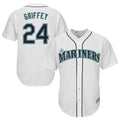 Odoa S.Mariners #24 Ken Griffey Jr Player White Cool Base Home Game Stitched Jerseys