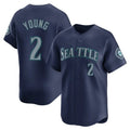 Odoa S.Mariners #2 Cole Young Player Navy Home Limited Stitched Jerseys