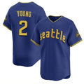 Odoa S.Mariners #2 Cole Young Player Royal City Connect Home Limited Stitched Jerseys
