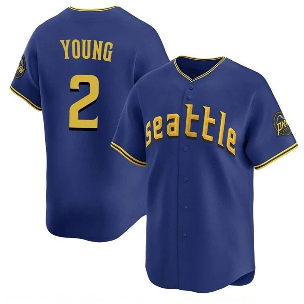 Odoa S.Mariners #2 Cole Young Player Royal City Connect Home Limited Stitched Jerseys