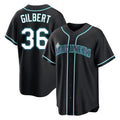 Odoa S.Mariners #36 Logan Gilbert Player Black Fashion Home Limited Stitched Jerseys