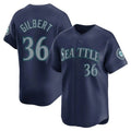 Odoa S.Mariners #36 Logan Gilbert Player Navy Home Limited Stitched Jerseys