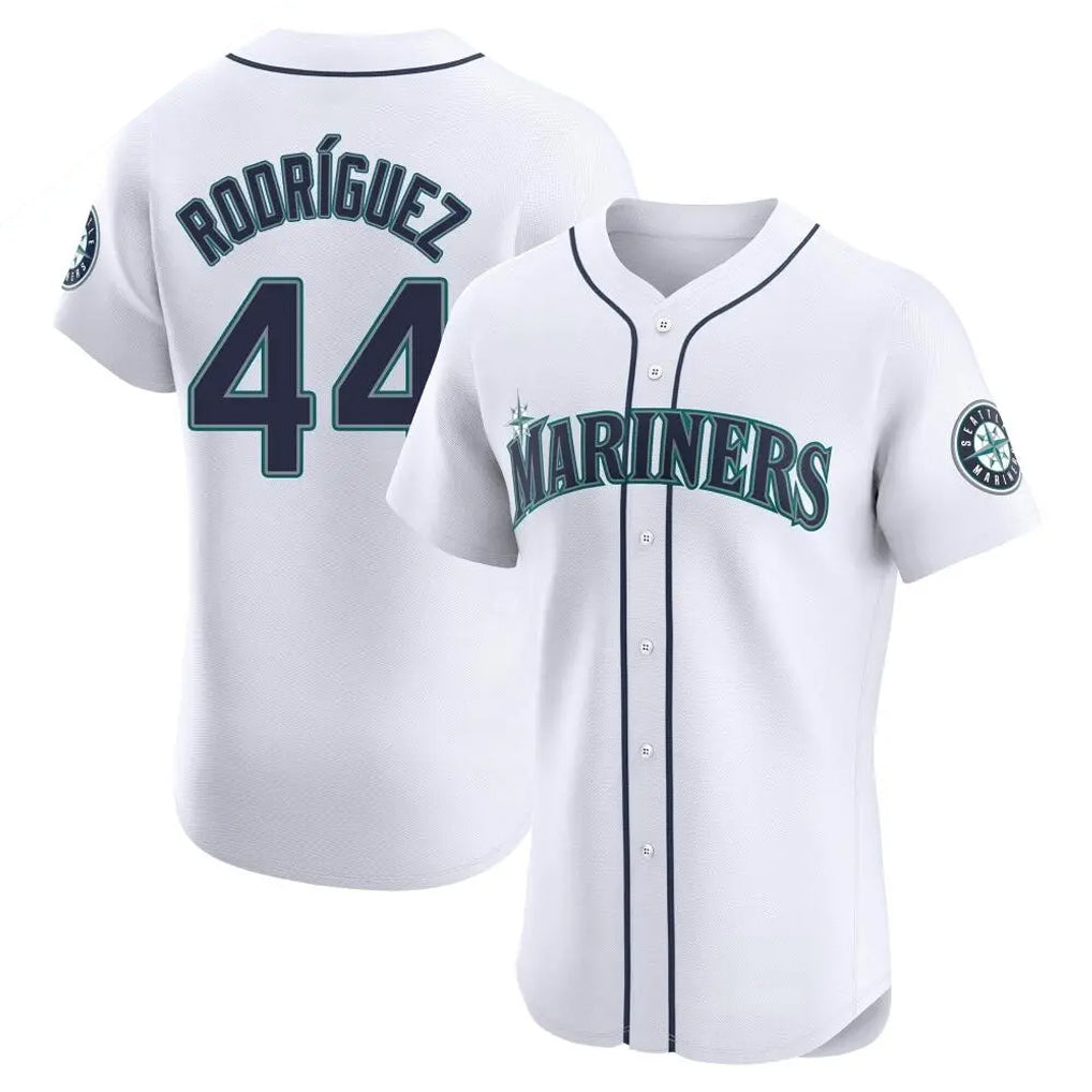 Odoa S.Mariners #44 Julio Rodriguez Player White Home Limited Elite Stitched Jerseys