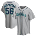 Odoa S.Mariners #56 Randy Arozarena Player Gray Home Game Stitched Jerseys