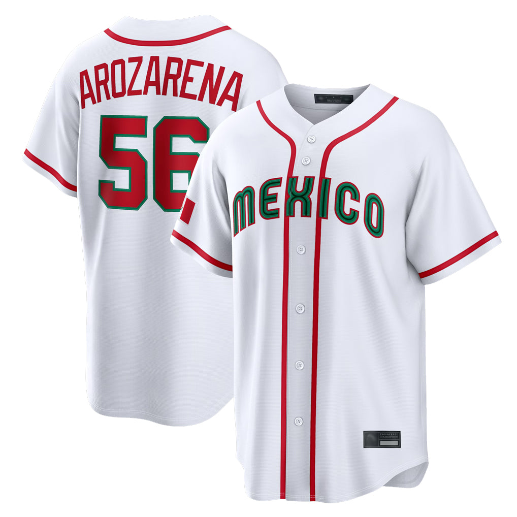 Odoa S.Mariners #56 Randy Arozarena Player White 2026 World Classic Limited Stitched Jerseys