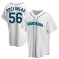 Odoa S.Mariners #56 Randy Arozarena Player White Home Game Stitched Jerseys