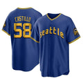 Odoa S.Mariners #58 Luis Castillo Player Royal City Connect Home Game Stitched Jerseys