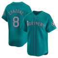 Odoa S.Mariners #8 Dominic Canzone Player Teal Home Limited Stitched Jerseys