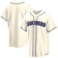 Odoa S.Mariners Blank Player Cream Home Game Stitched Jerseys