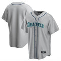 Odoa S.Mariners Blank Player Gray Home Game Stitched Jerseys