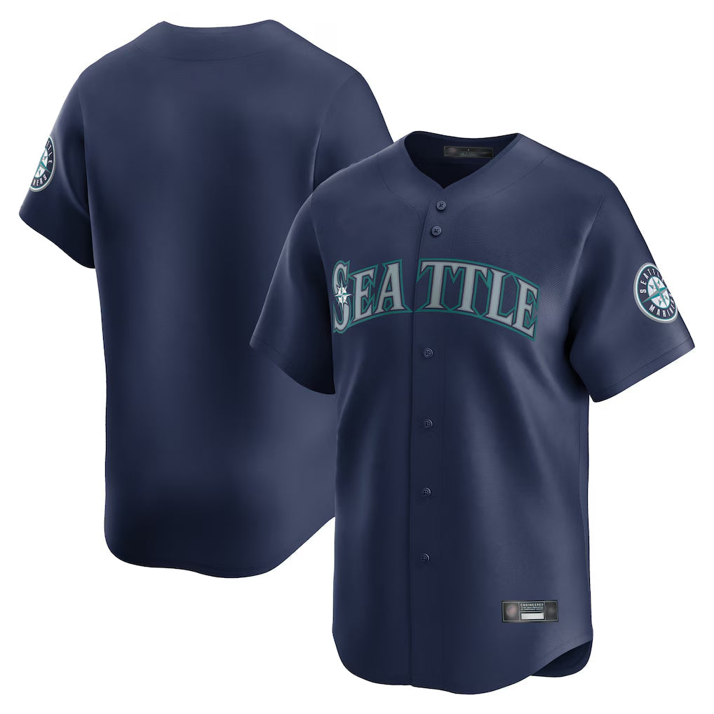 Odoa S.Mariners Blank Player Navy Home Limited Stitched Jerseys