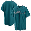 Odoa S.Mariners Blank Player Teal Home Game Stitched Jerseys