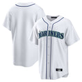 Odoa S.Mariners Blank Player White Home Game Stitched Jerseys