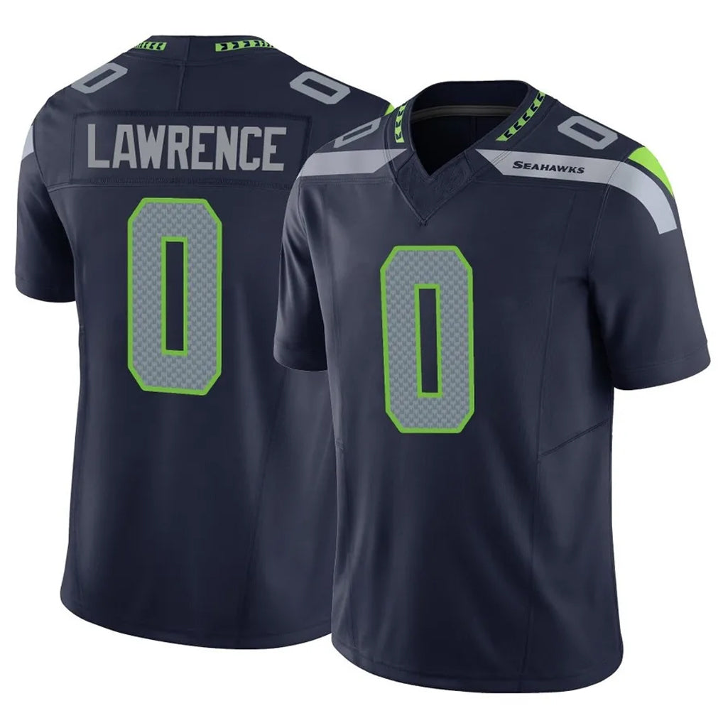 Odoa S.Seahawks #0 DeMarcus Lawrence Player Navy Limited Vapor F.U.S.E. Home Game Stitched Jerseys