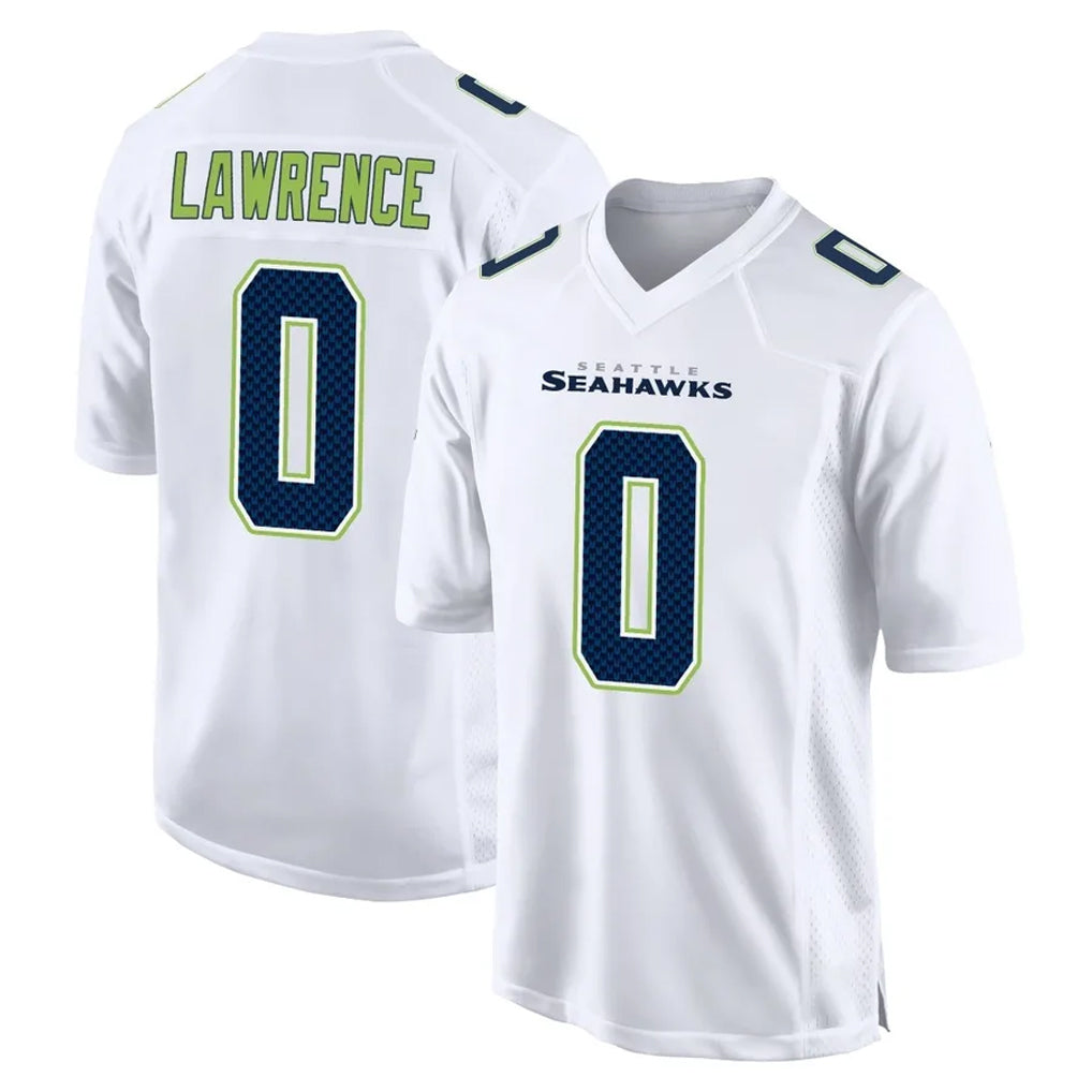 Odoa S.Seahawks #0 DeMarcus Lawrence Player White Tundra Fashion Home Game Stitched Jerseys